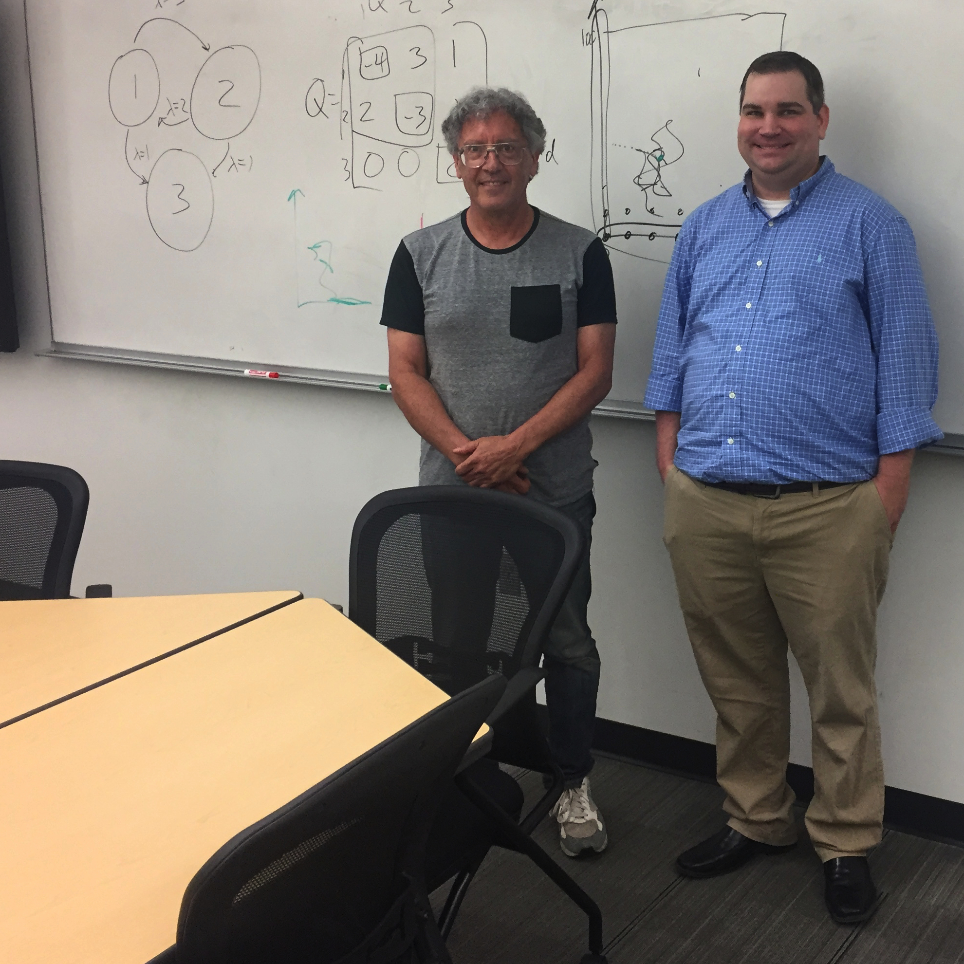 With my Ph.D. advisor, Dr. Burt Simon, at CU-Denver (2018)