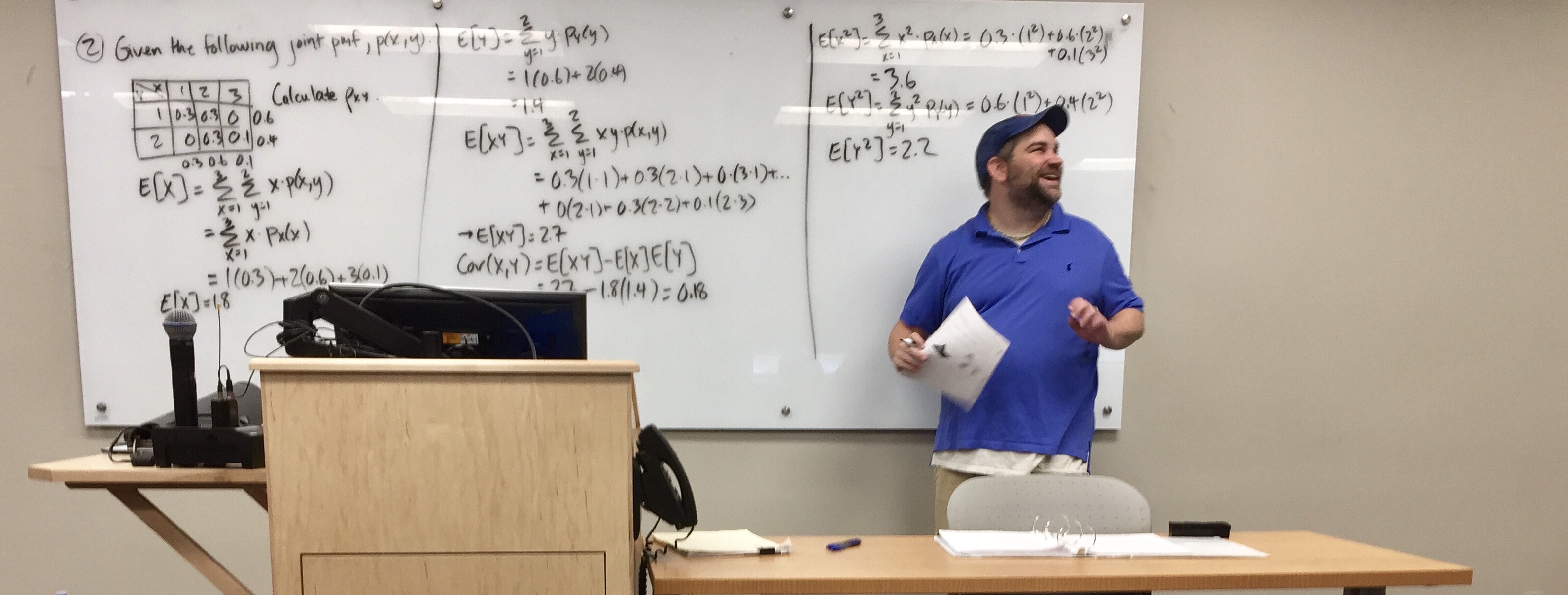 Teaching during my first year as a faculty member at CSU (2018)