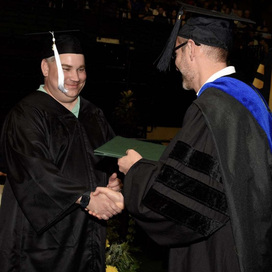 Undergraduate commencement at CSU with Dr. Matt MacKenzie (2024)